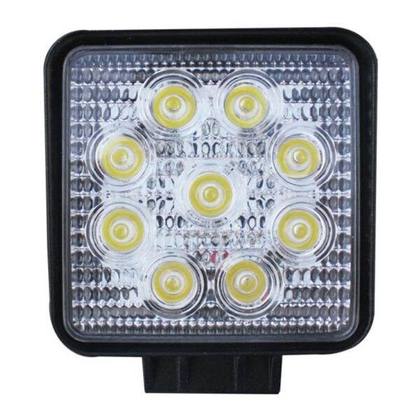 Faro cuadrado 9 led